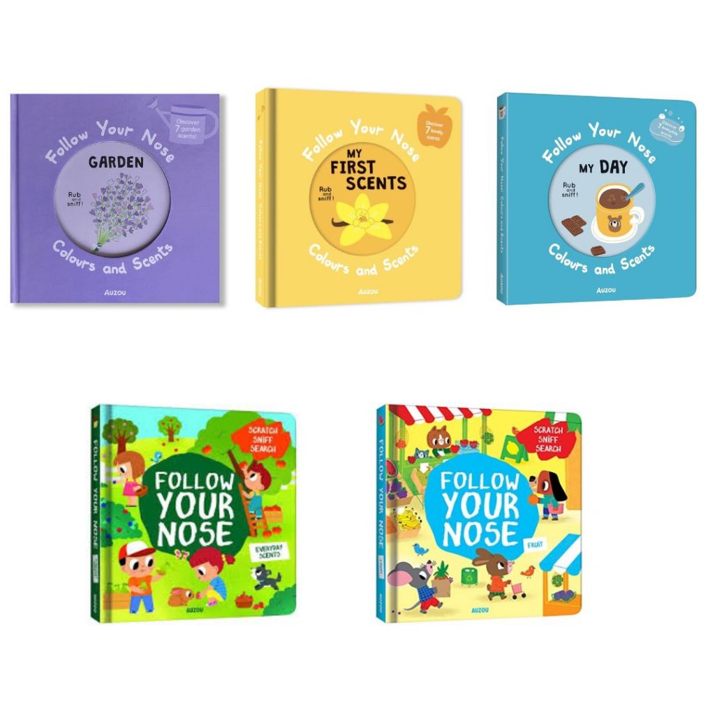 หนังสือมีกลิ่น Auzou - Follow Your Nose Series