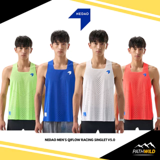 NEDAO MEN'S QIFLOW RACING SINGLET V5.0 เสื้อกล้ามวิ่งออกกำลังกาย น้ำหนักเบา ระบายอากาศดี แห้งไว