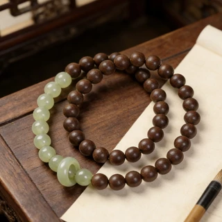 สร้อยข้อมือไม้พะยูง 2 วง เสริมดวง โชคลาภ ความมั่งคั่ง คุ้มครองพลังงานบวก สายมู เสริมโชคเงินทอง สุขภาพดี เสริมสติปัญญา