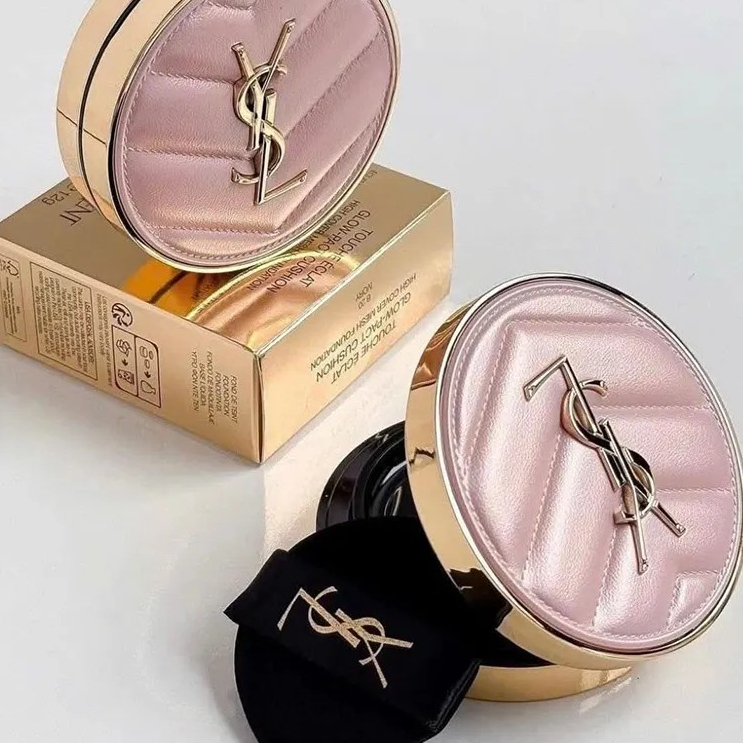 ของแท้ ส่งไวทันใจวันนี้💖 YSL LE CUSHION ENCRE DE PEAU / TOUCHE ECLAT GLOW PACT CUSHION 12g