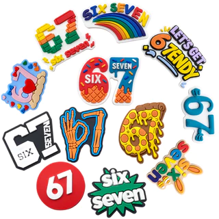 12 ชิ้น/เซ็ตรองเท้า Charm MEIDJ ตัวติดรองเท้า Pvc ตัวการ์ตูน สำหรับตกแต่ง MEIDJ Diy รองเท้าหัวโต ติดง่าย น่ารัก