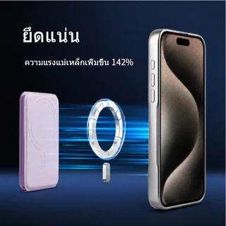MagSafe ที่เก็บบัตรแบบแม่เหล็กพร้อมขาตั้งในตัว สำหรับ iPhone16/17 ขาตั้งกล้องเซลฟี่