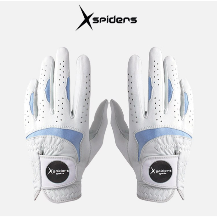 X Spiders Sports ถุงมือกอล์กอล์ฟ หนังแท้ 100% มือซ้าย