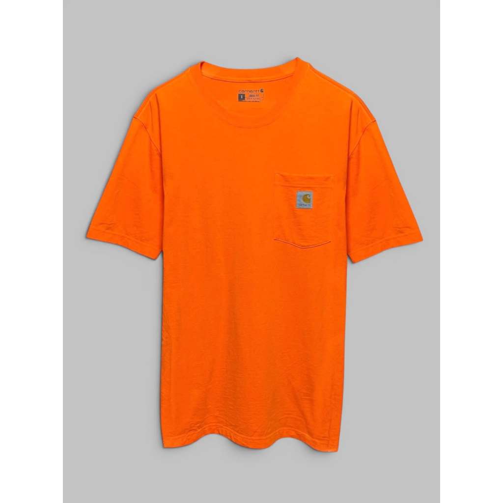 Carhartt K87 Pocket Tee — Safety Orange