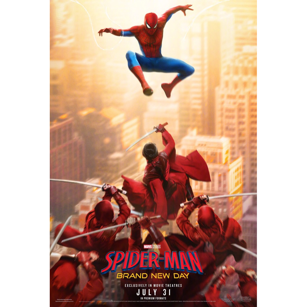 โปสเตอร์หนังฝรั่ง Spider-Man: Brand New Day ขนาด 11.5 X 16.5 นิ้ว (A3)