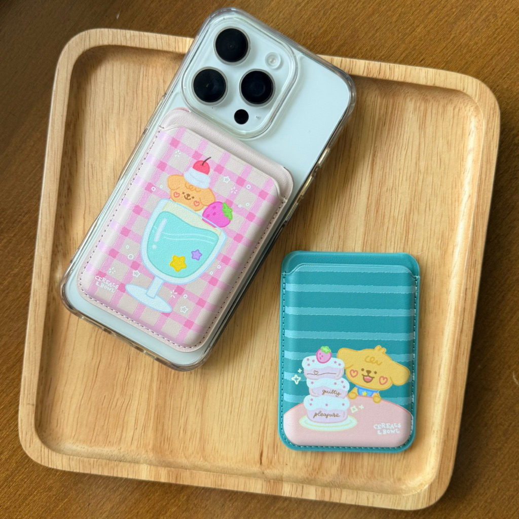 ⭐️พร้อมส่ง⭐️ Magsafe Cardholder ที่ใส่บัตรแบบแม่เหล็ก มีขาตั้งในตัว | Cereals & Bowl