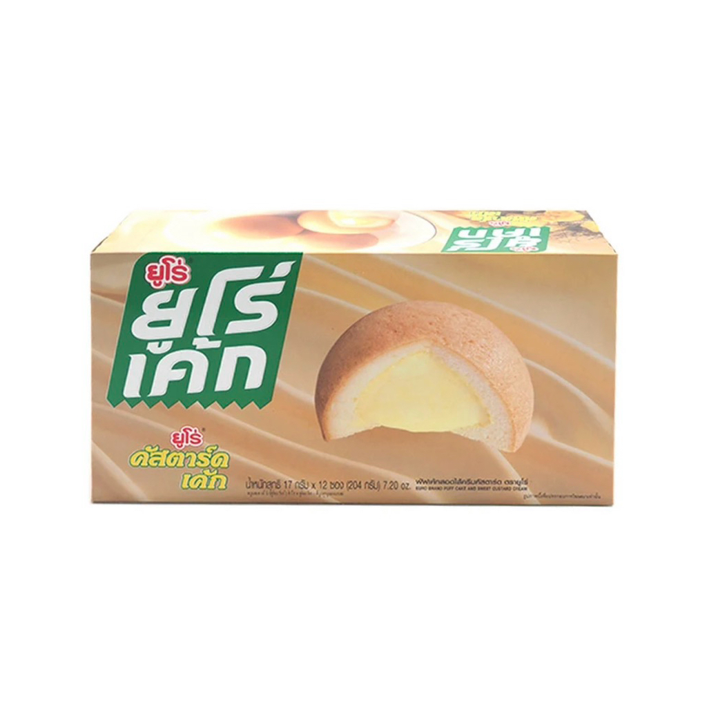 ยูโร่ คัสตาร์ดเค้ก 17 ก. 12 ชิ้น