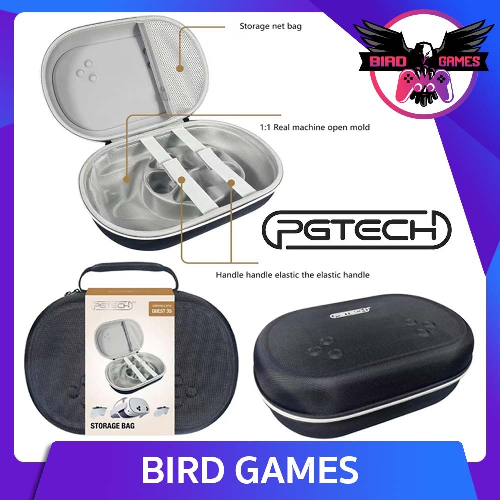 PGTECH Storage Bag for Meta Quest 3 / 3s (กระเป๋า Meta 3s)(Meta Quest 3 Bag)(กระเป๋า Oculus)(GP-907)