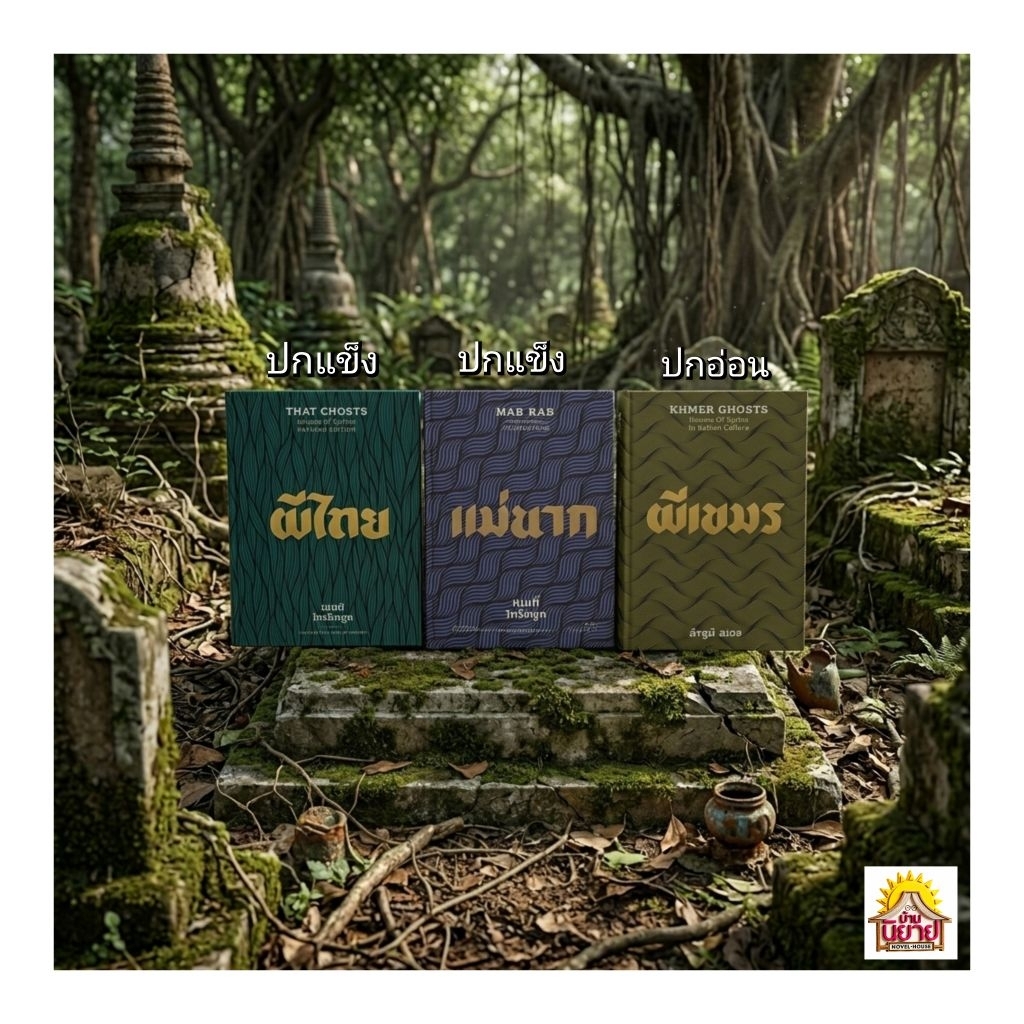 หนังสือชุดผี /ผีเขมร (ปกอ่อน) /ผีไทย (ปกแข็ง) /แม่นาก (ปกแข็ง) มือหนึ่งพร้อมส่ง