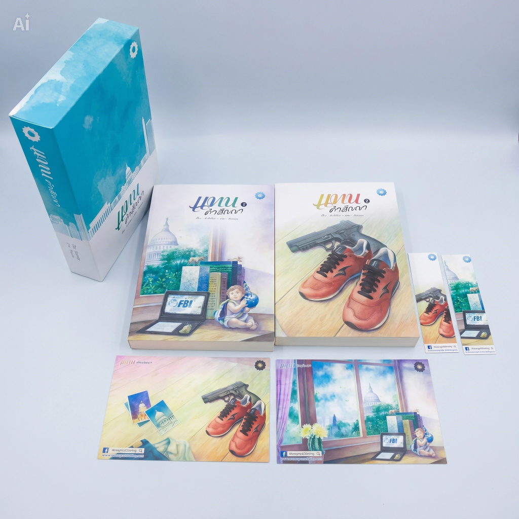 Boxset แทนคำสัญญา 2 เล่มจบ  / October นิยายวาย มือ 1  ในซีล