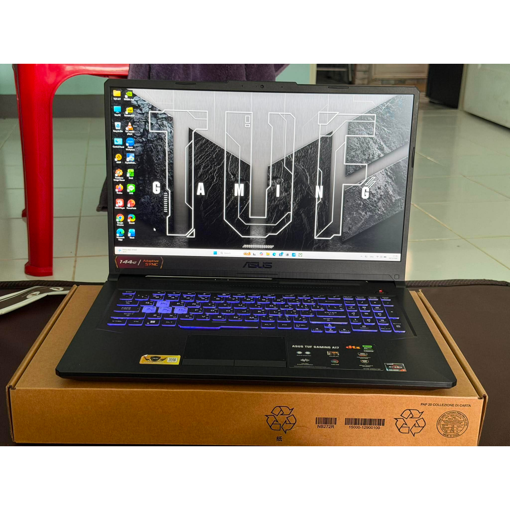 #17.3" #AMD #Ryzen7 & #7435HS #ASUS #TUF #GAMING #A17 ทรงพลัง 🏃‍♂️ราคานี้ให้ไวเลย🏃‍♀️