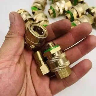 ข้อต่อฟรียอย คอปเปอร์ถอดได้ สำหรับสายพ่นฉีดยา ฟรียอย ตัวฟรี ขนาด 2 หุน