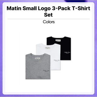 Matin Kim Matin Small Logo 3-Pack T-Shirt Set