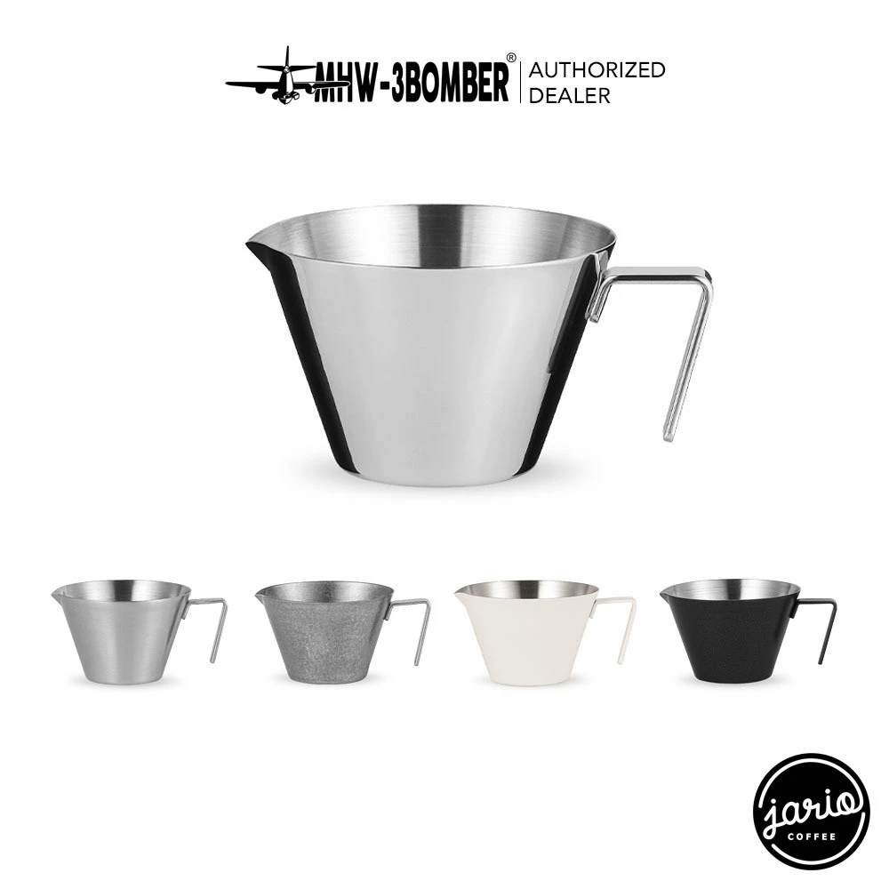 JARIO x MHW-3BOMBER ถ้วยตวงสแตนเลสปากแหลม100ml MHW-3BOMBER Stainless Steel Measuring Cup