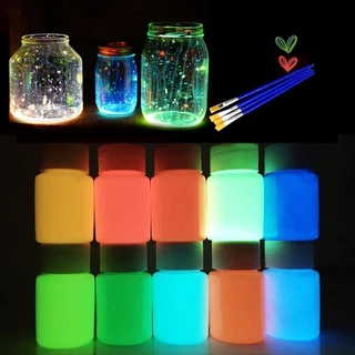 สีเรืองแสง สีเรืองแสงในที่มืด สีผสม ทาเครื่องใช้หรือผสมสียูวีเรซิ่น อีพ้อกซี่ ตกแต่งเครื่องประดับต่างๆ diy CU