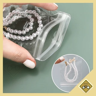 ถุงซิปล็อก PVC ใส 20ชิ้น ถุงเก็บเครื่องประดับ ปิดผนึก กันฝุ่น สำหรับสินค้าชิ้นเล็ก สร้อยคอ สร้อยข้อมือ ต่างหู