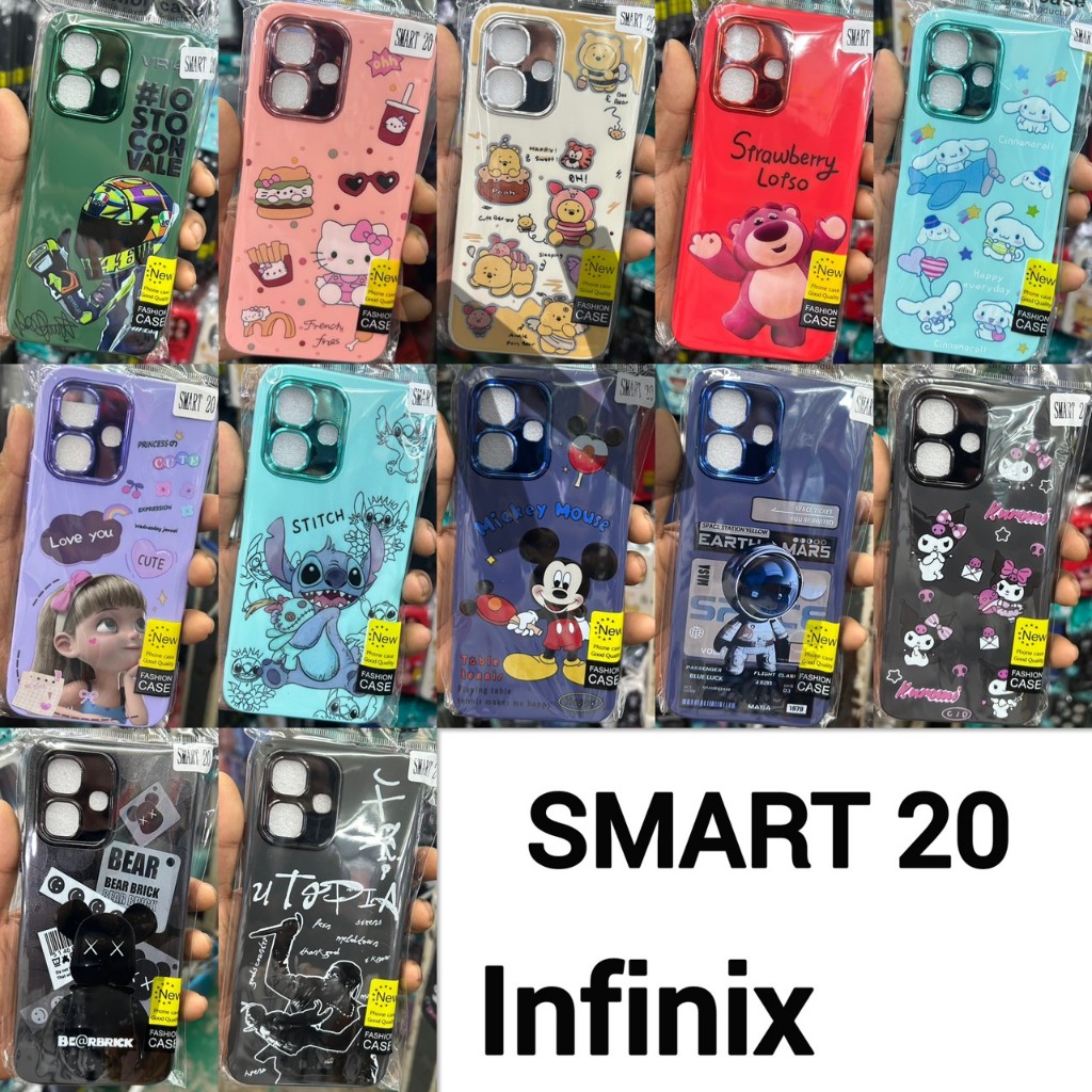 CASE เคส infinix Smart 20 - กำมะหยี่ลายการ์ตูน📮✅