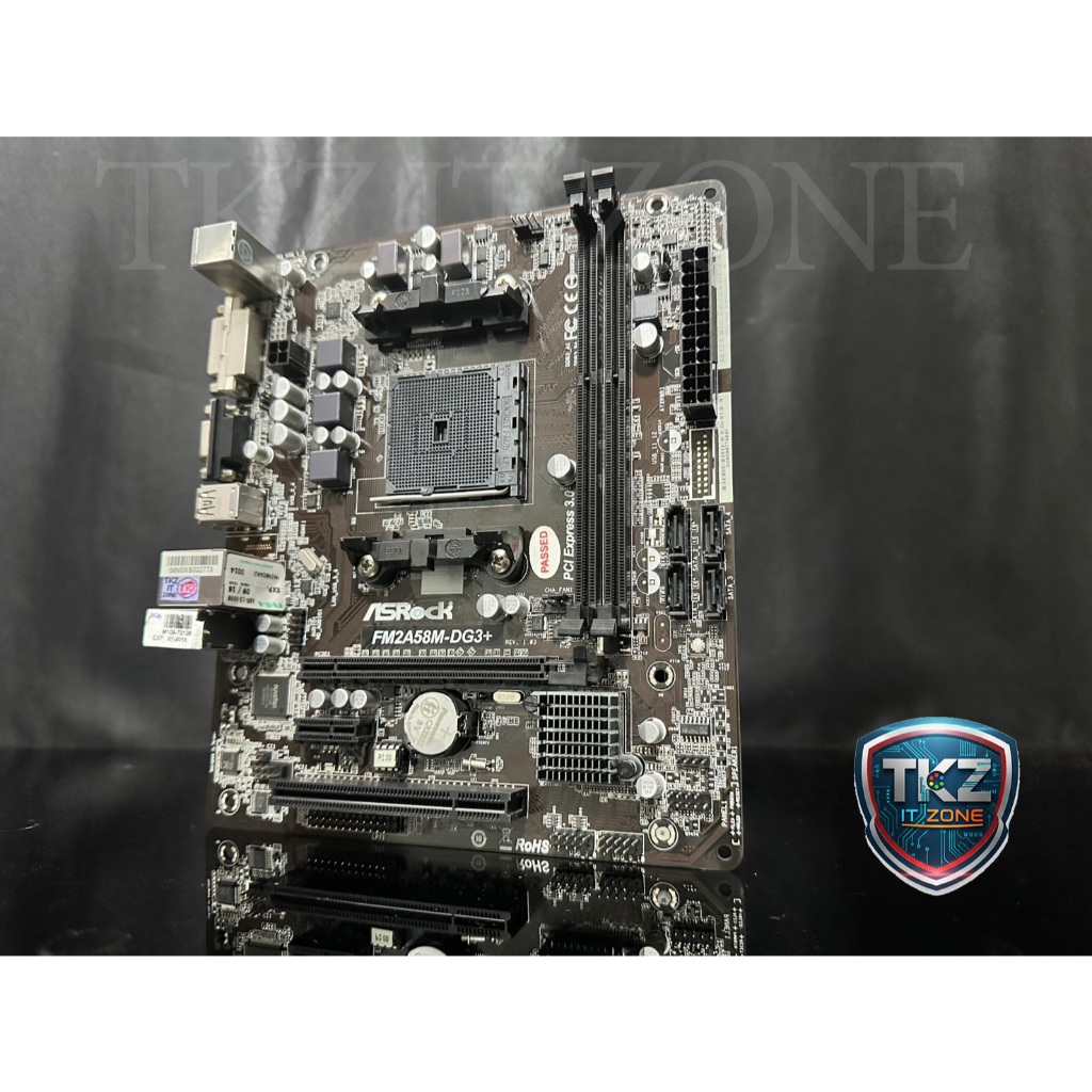 เมนบอร์ด(mainboard) asrock FM2A58-DG3+ (socket fm2+)