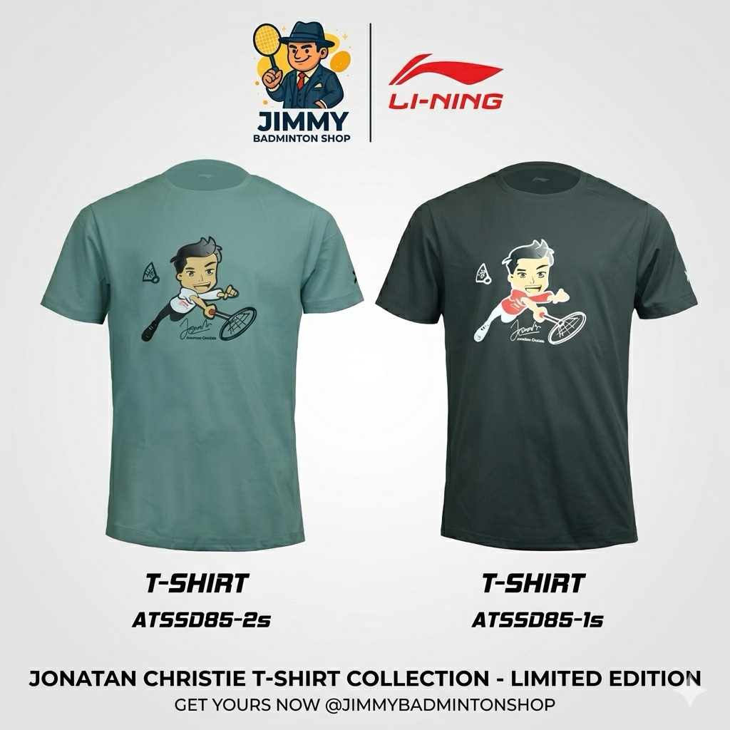 Li ning เสื้อแบดมินตัน ATSSD รุ่น Limited Jonathan Christie😍😍 ส่งตรงจากLining thailand💯 เนื้อผ้าใส่สบายมาก
