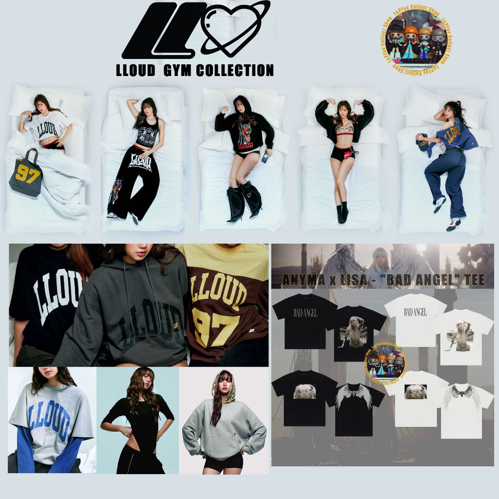 (Pre✈️) LISA LLOUD GYM Collection & #ANYMAxLISA Bad Angel Tee