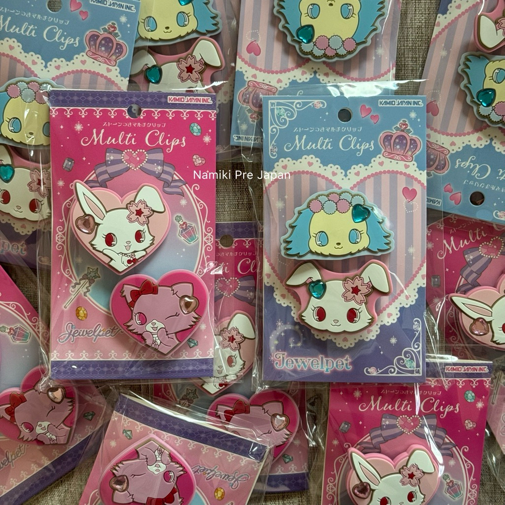 [ของแท้🇯🇵] กิ๊บติดผม Jewelpet แพ็คคู่ มีเพชรประดับ
