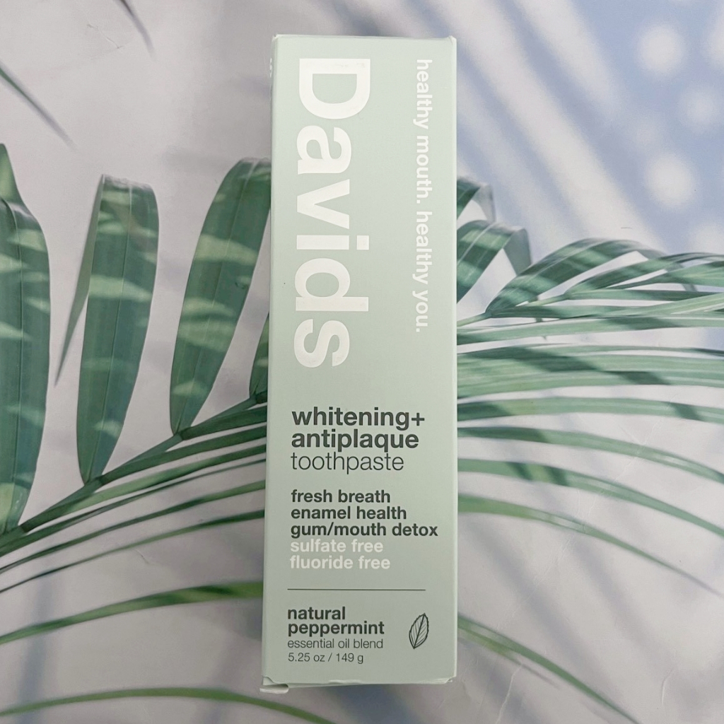 (Davids®) Whitening Toothpaste Peppermint 149 g ยาสีฟันฟอกฟันขาว รสเปปเปอร์มินต์