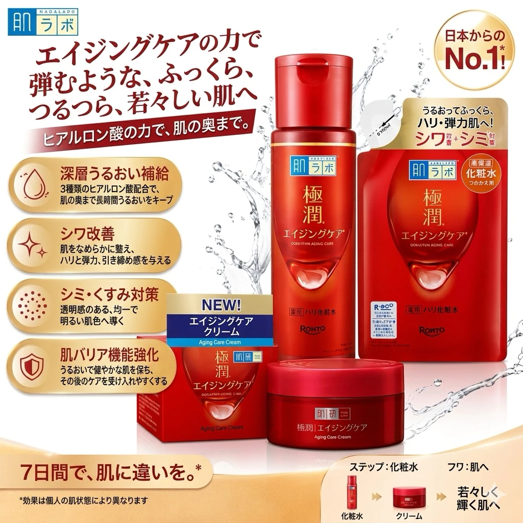 ðī Hada Labo Gokujyun Aging Care Lotion āļŦāļĢāļ·āļāļāļĩāđāļĄāļąāļāđāļĢāļĩāļĒāļāļāļąāļāļ§āđāļēāļāđāļģāļāļāļŪāļēāļāļ°āļĨāļēāđāļāļ°āļŠāļĩāđāļāļ