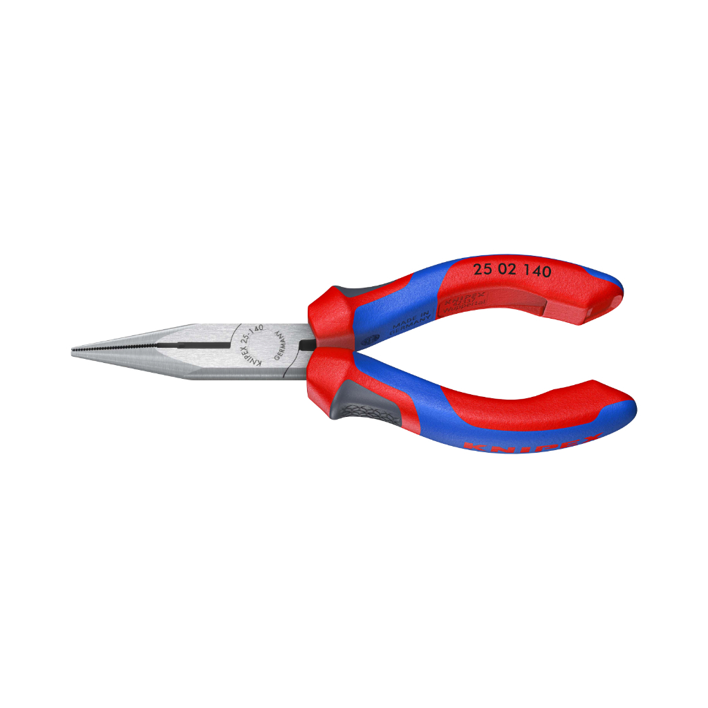 KNIPEX Snipe Nose Side Cutting Pliers 140 mm คีมปากแหลม 140 มม. รุ่น 2502140