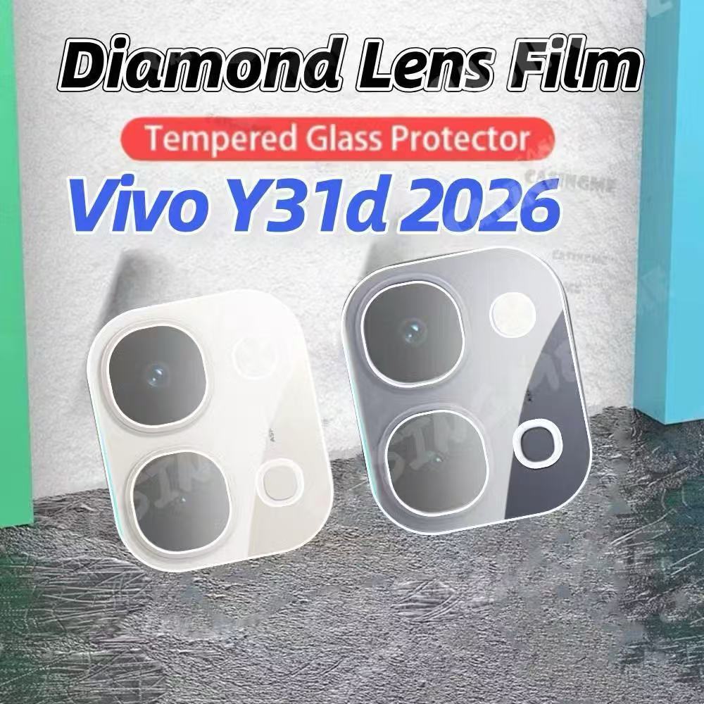 ฟิล์มกระจก เลนส์กล้อง สำหรับ Vivo Y21D / Y31 5G เต็มเลนส์