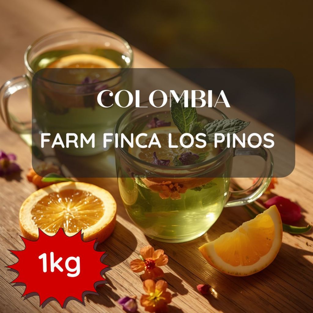 สารเมล็ดกาแฟ Geisha Colombia Farm Finca Los Pinos ขนาด 1000g