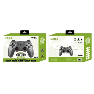 OMISA จอยเกมไร้สาย 2.4G รุ่น W29s สำหรับ Android/TV Box/Steam/Windows/P3