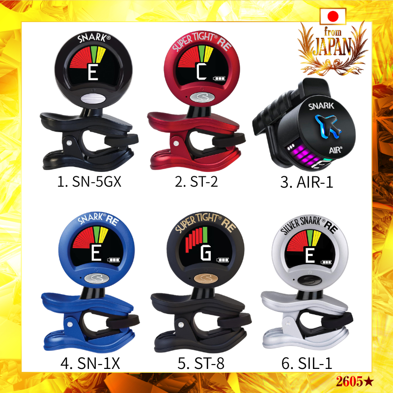 [SNARK] Tuner Clip type chromatic tuner for Guitar/Bass/Ukulele