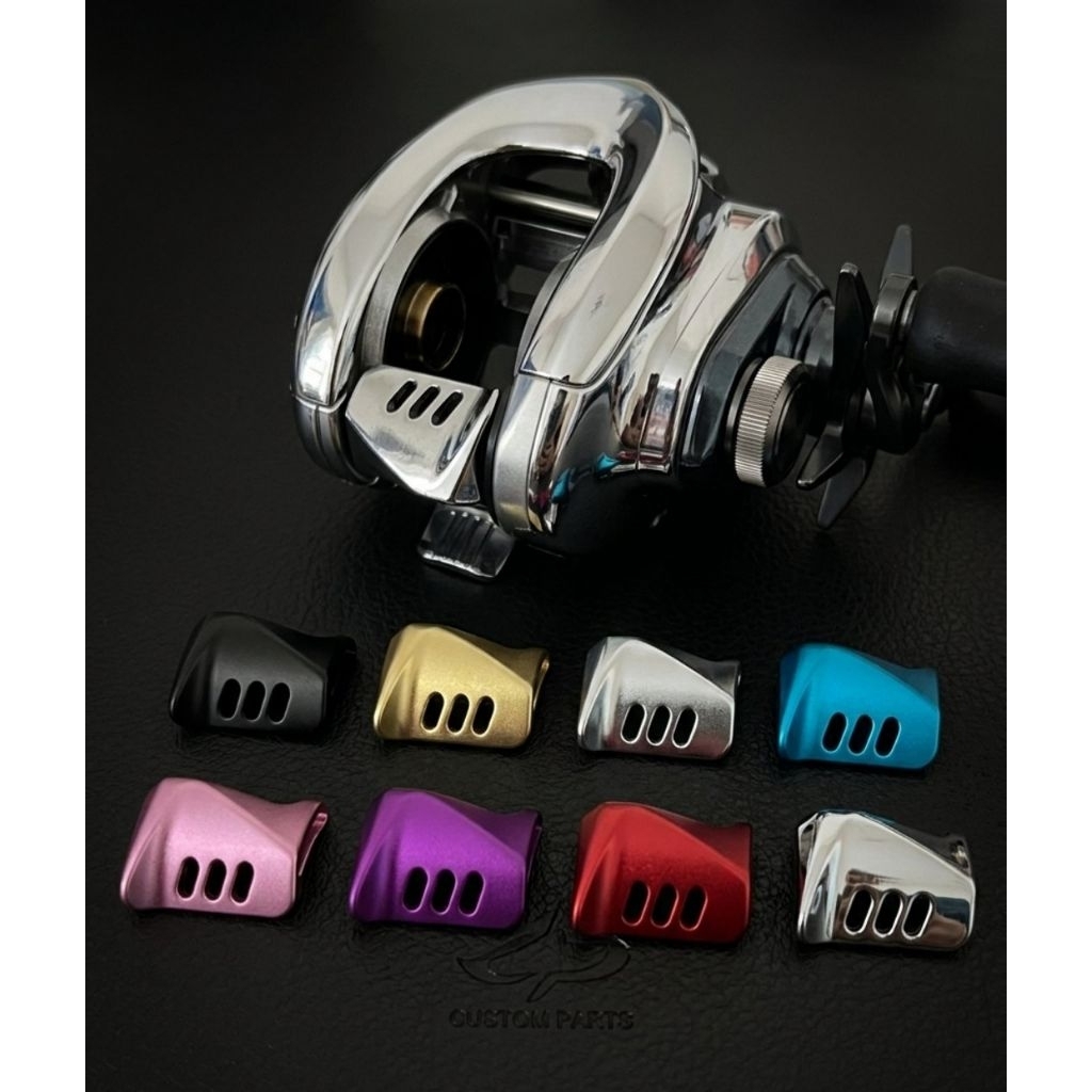 แป้นกดแต่งรอกหยดน้ำ SHIMANO วัสดุอลูมิเนียม งานCNC รุ่นที่ใส่ได้เลื่อนดูด้านล่าง