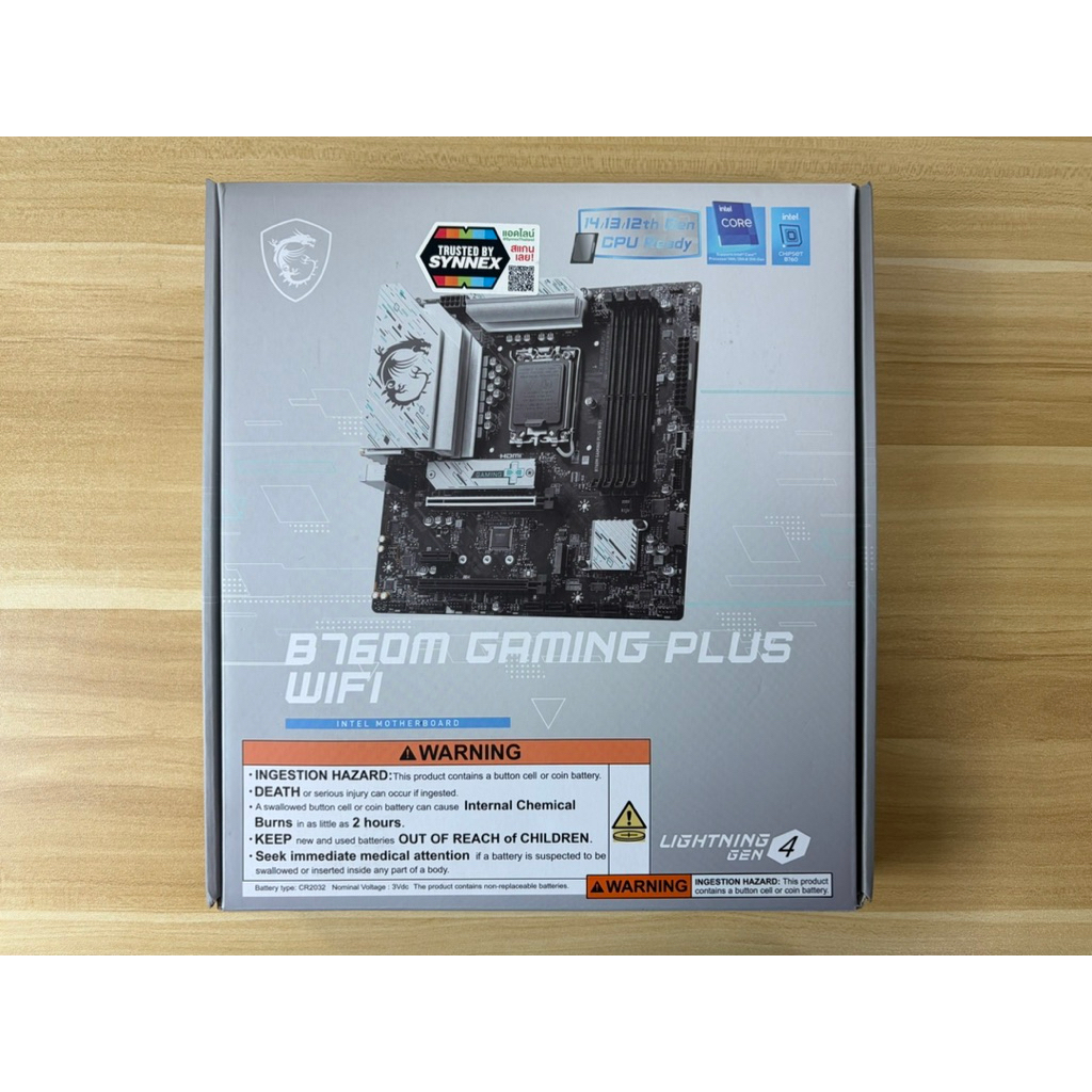 MSI B760M GAMING PLUS WIFI DDR5 ( ประกันเหลือเยอะ )