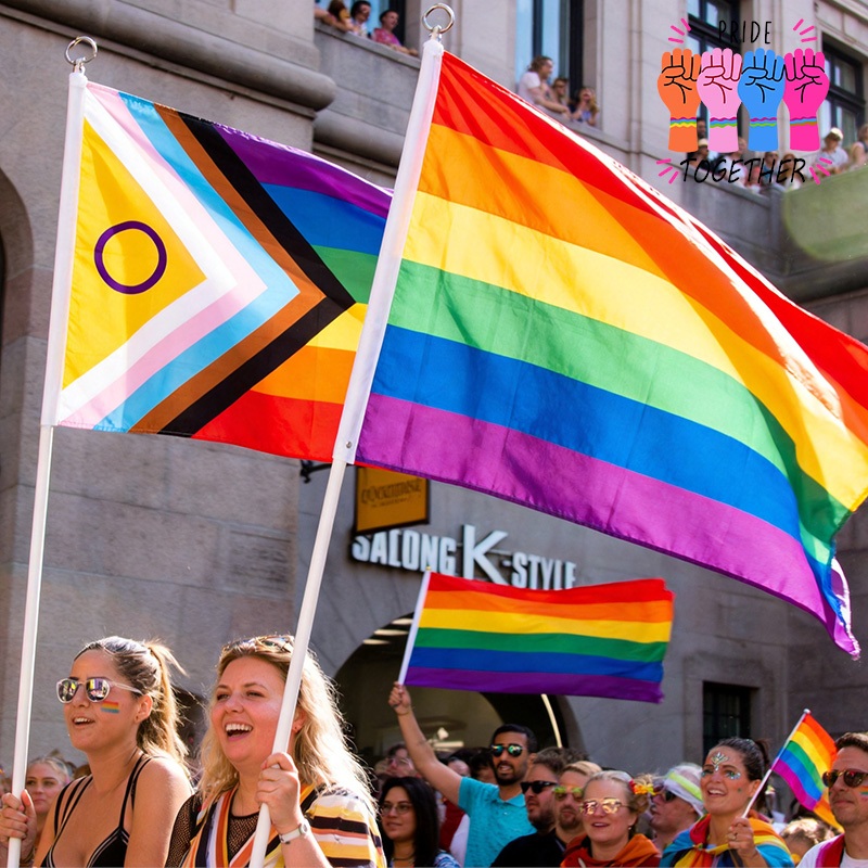 Dreamer [พร้อมส่ง] ธง หลากหลายทางเพศ LGBT ขนาด lgbt flag ธงสีรุ้ง