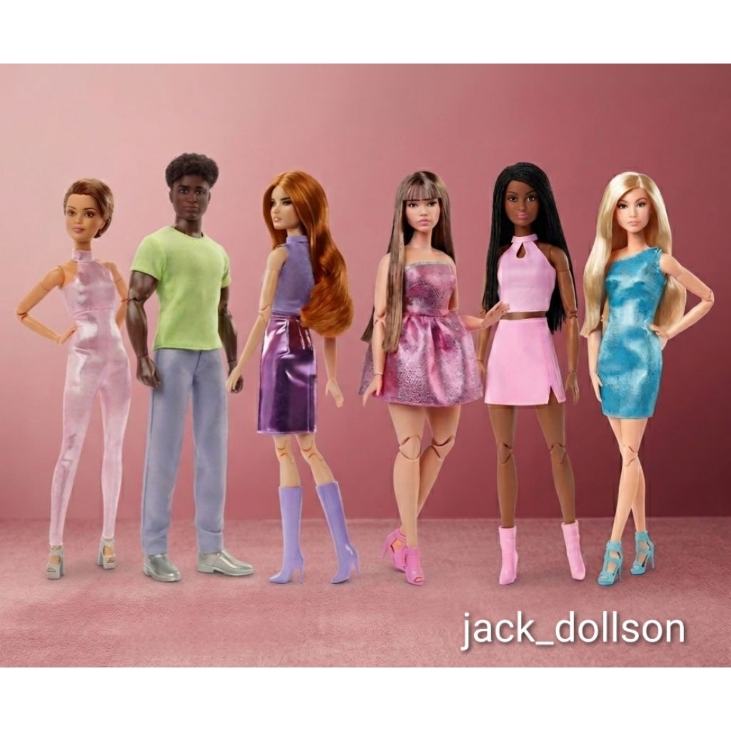 Barbie Signature Looks Wave 4 doll ขายตุ๊กตาบาร์บี้ สินค้าพร้อมส่งครับ 💙💜🩷💛