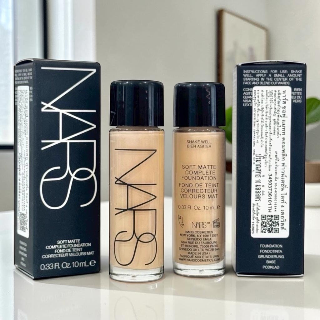 Nars รองพื้นขนาดทดลอง มีสูตรและขนาดให้เลือก