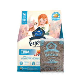 [ส่งด่วน] Buzz Beyond อาหารแมว 3kg/5kg กลูเตนฟรี สูตรแซลมอน/ทูน่า โปรตีนสูง สำหรับลูกแมวและแมวโต