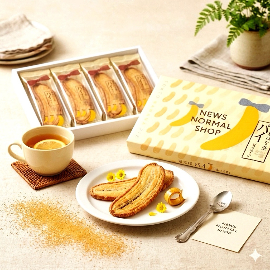 Tokyo banana pieพายกรอบกล้วยจากญี่ปุ่น