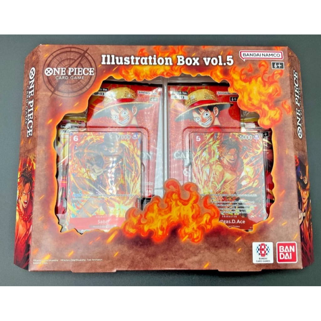 พร้อมส่ง ของแท้100% Bandai One Piece Trading Card Game: Illustration Box Volume 5- Sealed