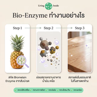 Living Inside ผลิตภัณฑ์ทำความสะอาดพื้นสูตรอ่อนโยน มีbio-enzyme ปลอดภัยกับสัตว์เลี้ยงทุกประเภทและExotic มีอย. ขนาด 900ml