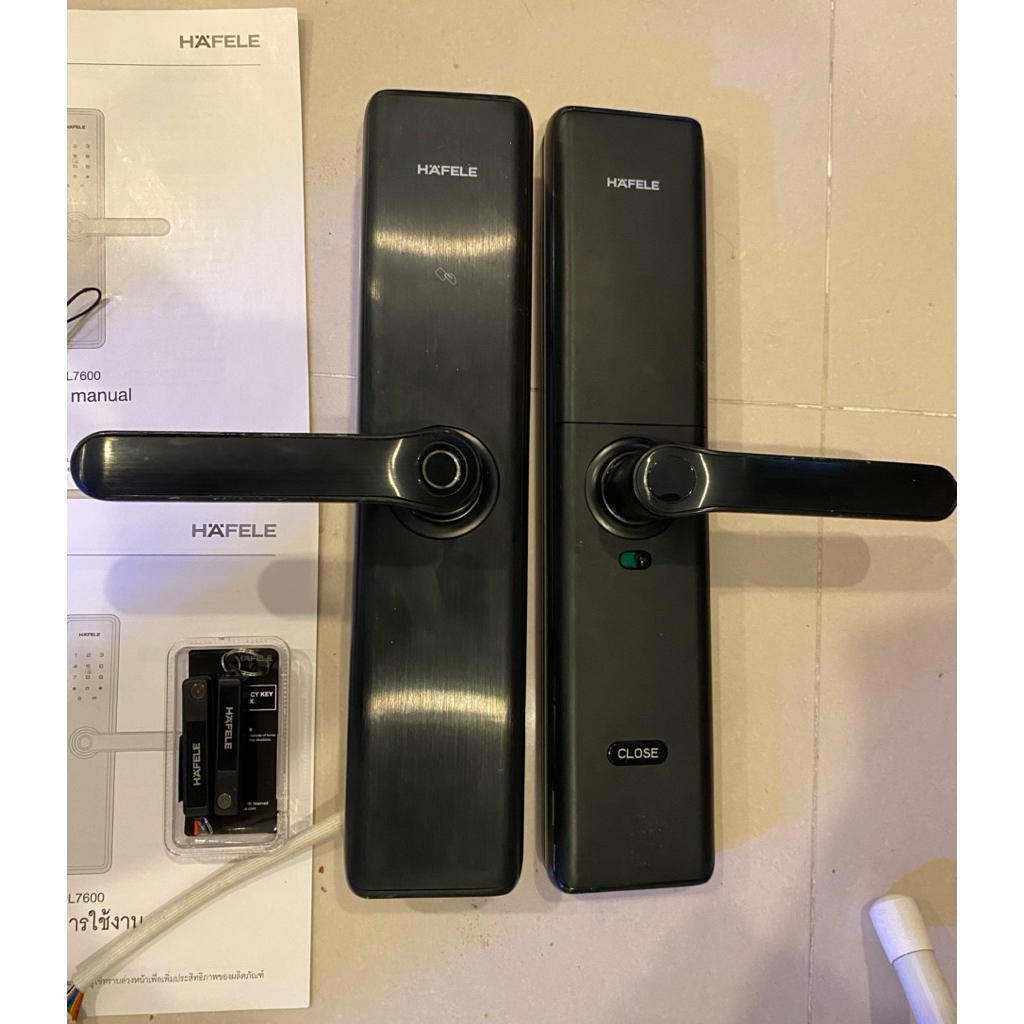 Digital door lock ชุดล็อคประตูดิจิตอล ยี่ห้อ Hafele รุ่น DL 7600 [มือสอง]