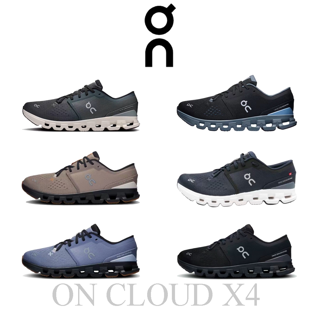 On Cloud X4 รองเท้าผ้าใบลำลองทรงเตี้ย ใส่สบาย รองรับทั้งชายและหญิง