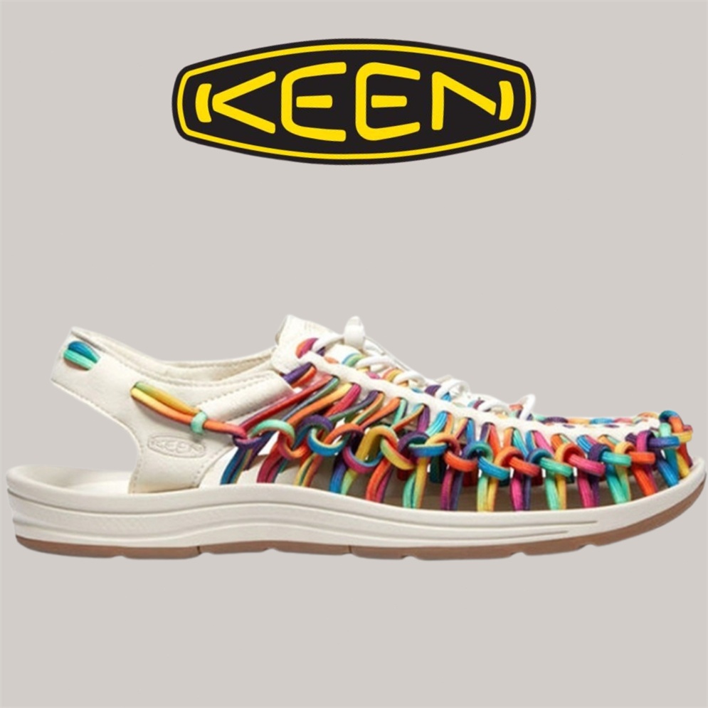 🔥ลด50%🔥 KEEN Uneek Original Tie Dye/Birch ของแท้ รองเท้าถักเชือก ชายหญิง รุ่นฮิต พร้อมส่ง