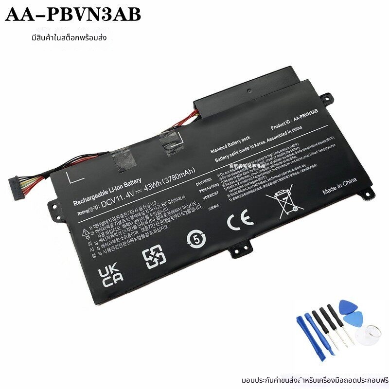 เหมาะสำหรับ Samsung NP470R5E 450R5U 370R5E 470R5E 455R4J 370R5V แบตเตอรี่แล็ปท็อป
