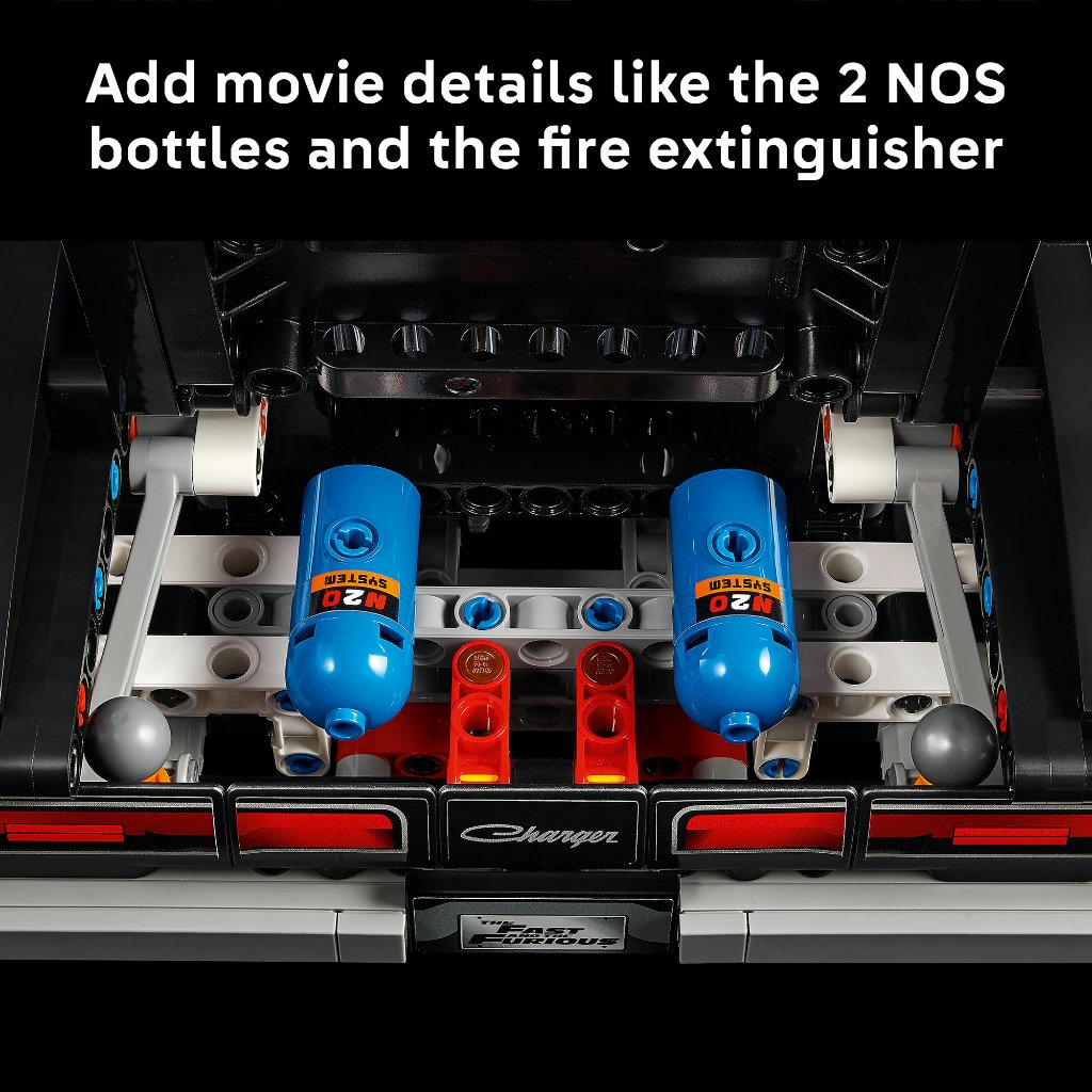 LEGO Technic ‏42231 دودج تشارجر R/T ‏Fast & Furious ‏(1516 قطعة) — صورة 8