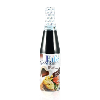 Goodlife (กู๊ดไรฟ์) ซีอิ๊ว สูตรลดเกลือโซเดียม 500 ml.