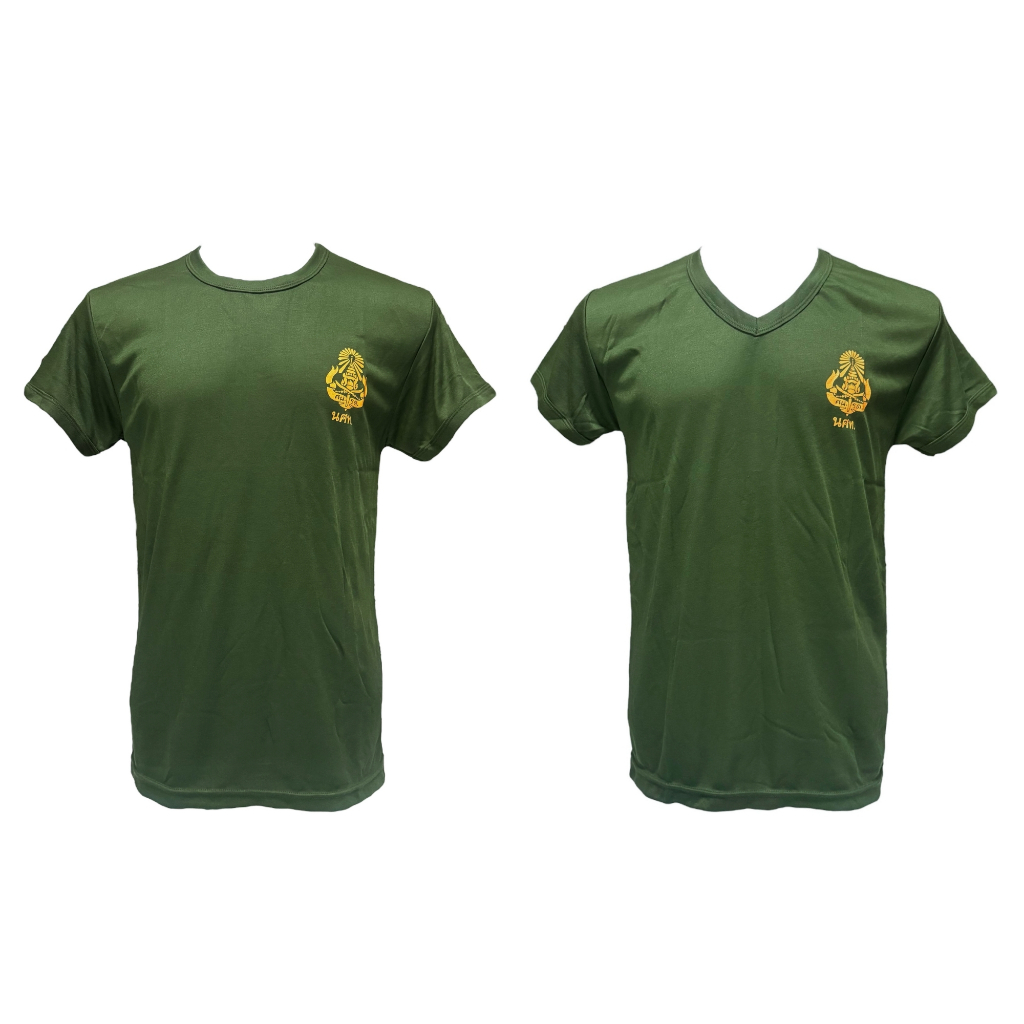 เสื้อยืด รด. คอกลม / คอวี เสื้อทับใน