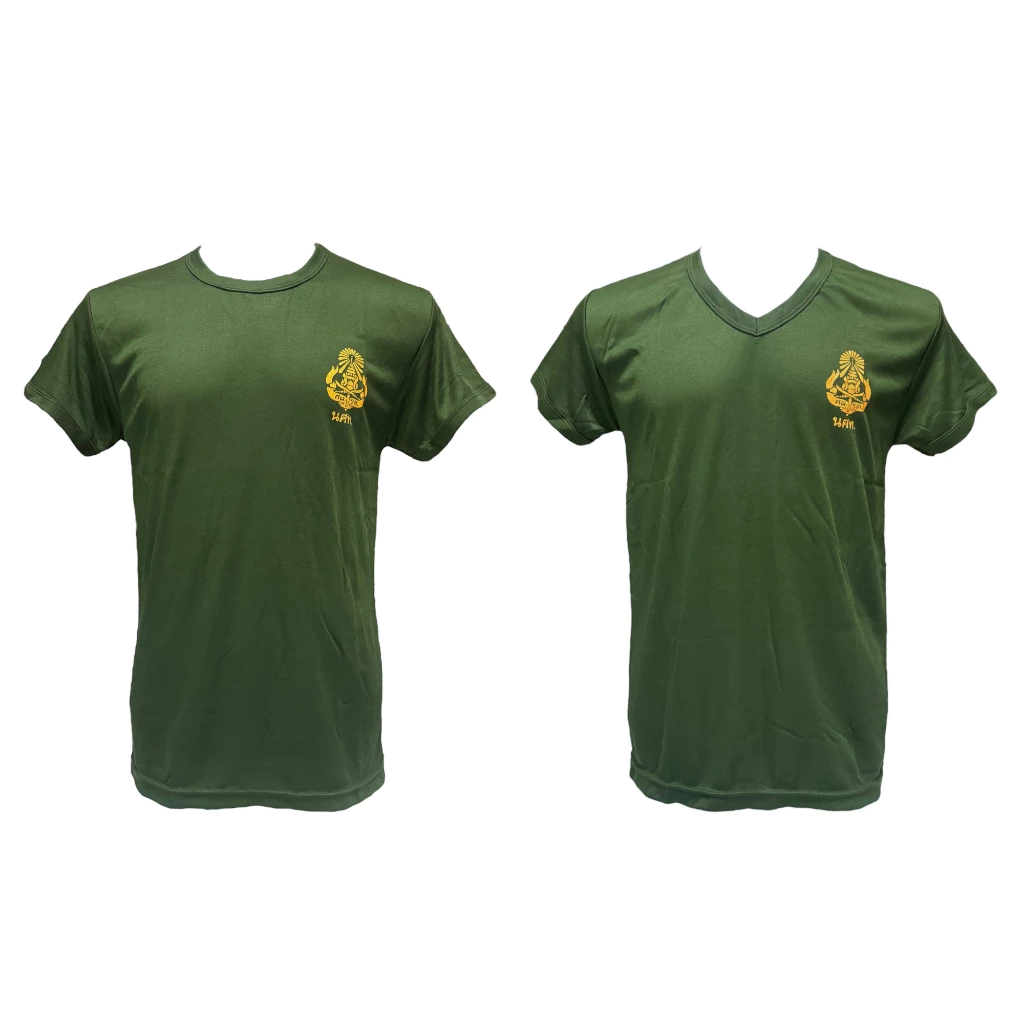 เสื้อยืด รด. คอกลม / คอวี เสื้อทับใน