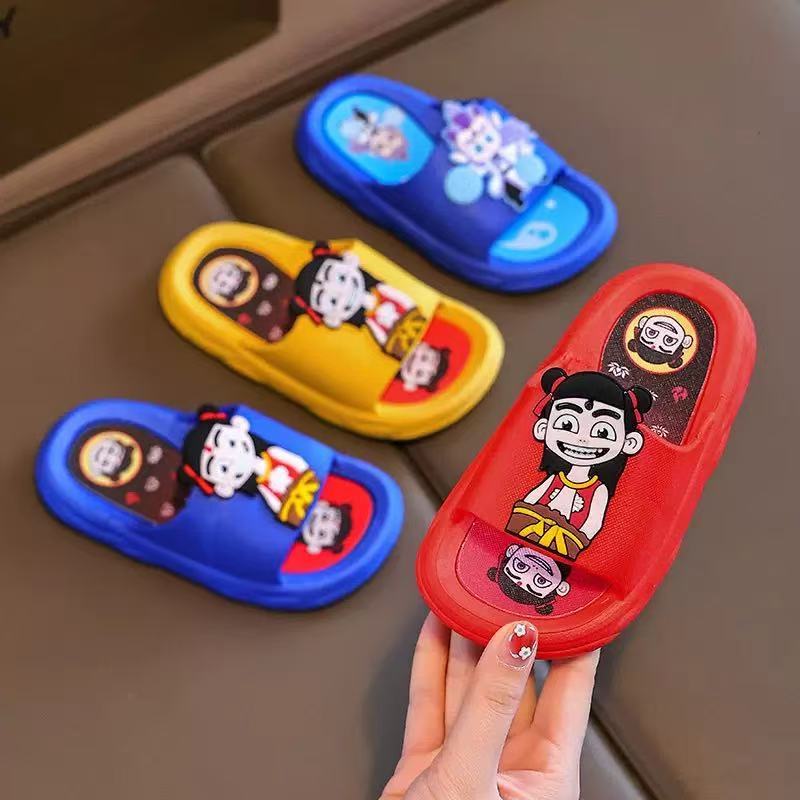 O2 รองเท้าแตะเด็ก ฤดุร้อน ดีไซน์การ์ตูนม้าโพนี่ น้ำหนักเบาใส่สบาย